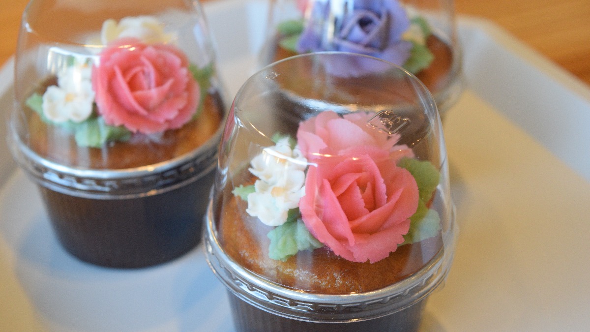 【新店】花好きに訪れて欲しい。韓国発の「お花絞り」でつくるフラワーカップケーキ｜koyuki（奈良市）