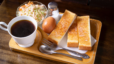 【優香里(ゆうかり)／喫茶店／奈良市】奈良の朝を楽しむお店ドリンク代だけで楽しめるモーニングトースト