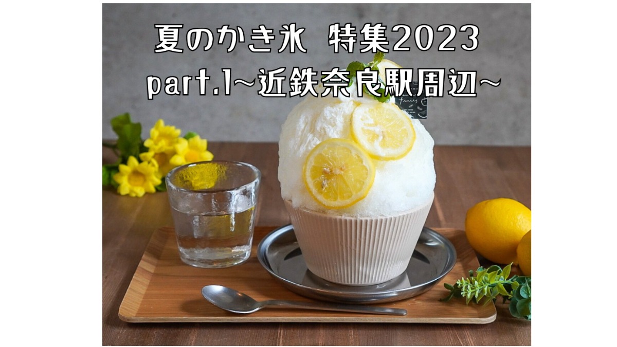 【2023最新版】奈良のかき氷特集（近鉄奈良駅から徒歩圏内編）
