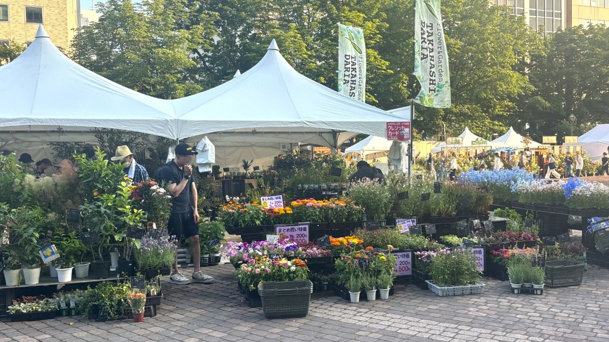 札幌・大通公園の「花フェスタ2025」へ。6月29日まで開催中！
