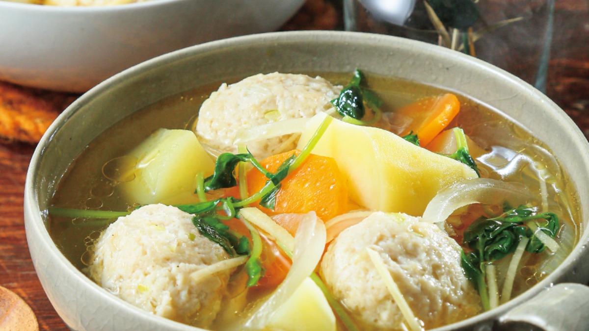【しあわせレシピ】じゃがいもとつみれの和風生姜スープ をつくってみよう！