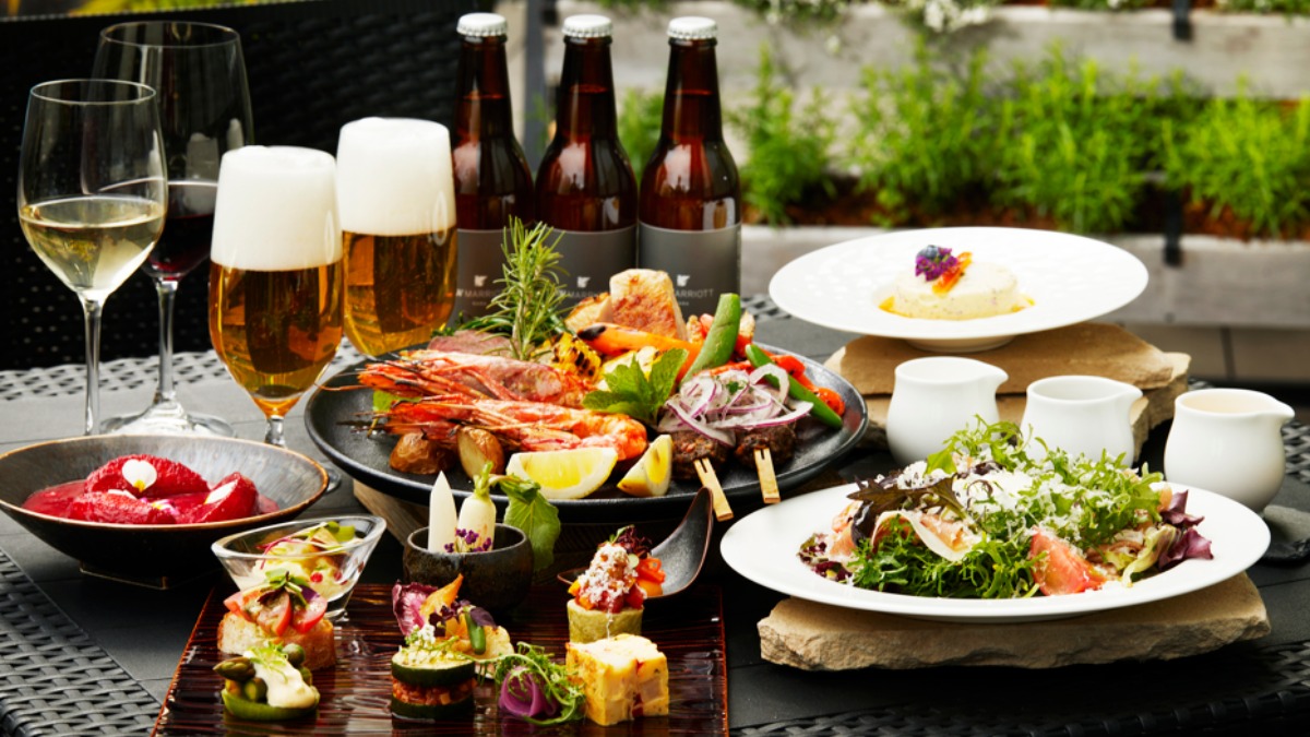 『JWマリオット・ホテル奈良』でビアガーデン開催！「クラフトビール」と「スパイスたっぷり」の料理を楽しもう