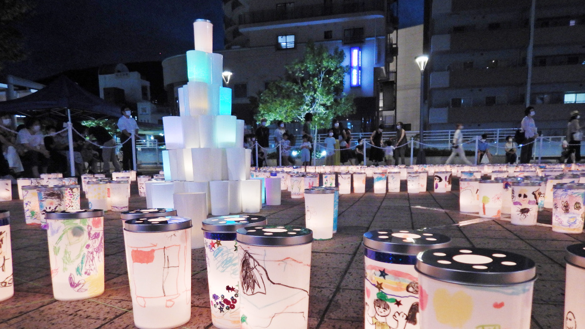 夏の夜に平和を祈る「ピース・キャンドル・ナイトinいこま」を開催｜奈良県生駒市